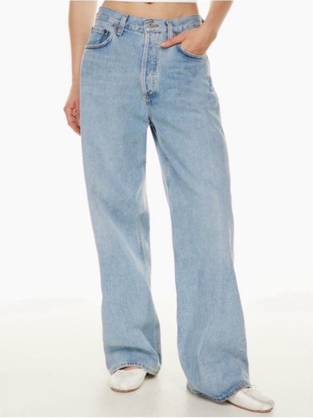 CITIZENS OF HUMANITY 
Neve Low Slung Relaxed In Blue 26in waist  Inseam 28in